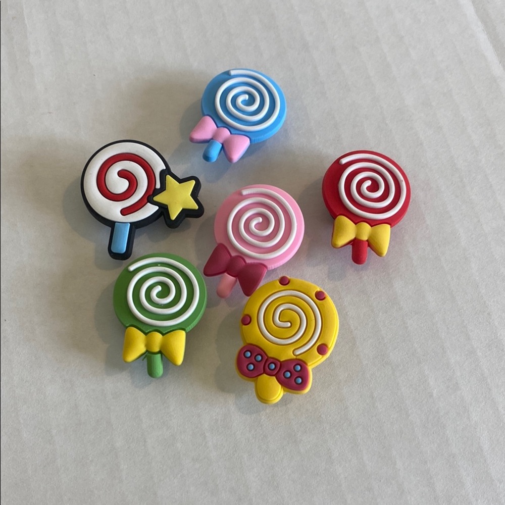 Croc Jibbitz Set of 6 Lollipops